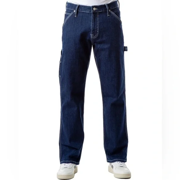 Jordache Vintage Men's Dark Wash Carpenter Jeans in 34 x 32 - Picture 1 of 7